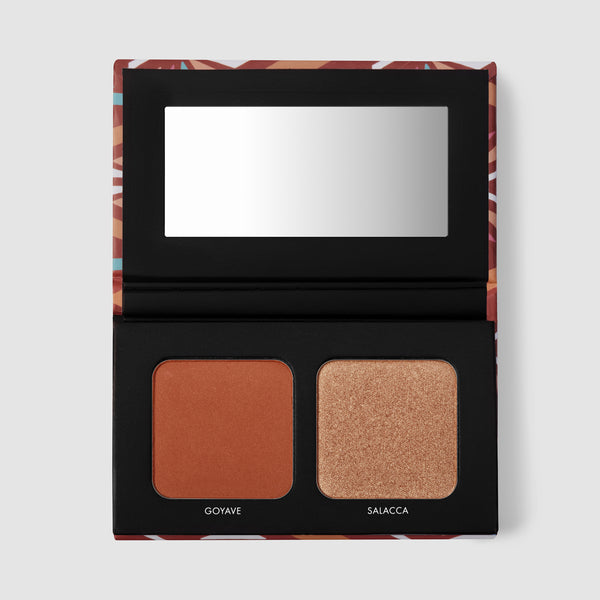 Blush and highlighter duo