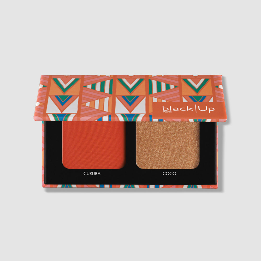 Blush and highlighter duo