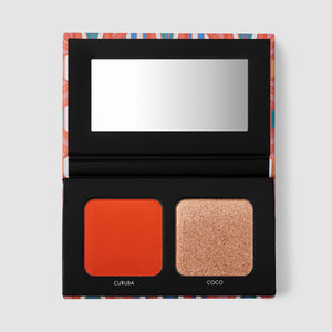 Blush and highlighter duo