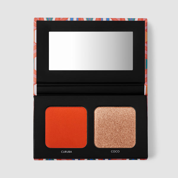 Blush and highlighter duo