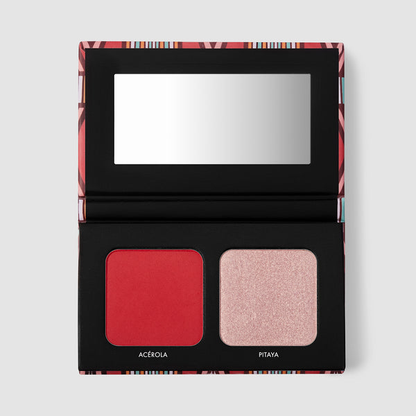 Blush and highlighter duo