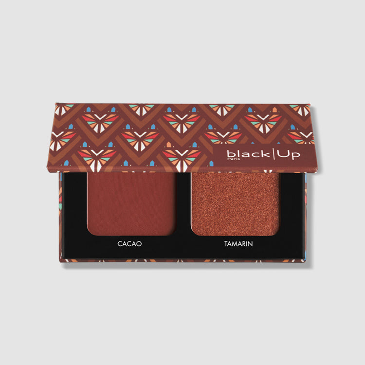 Blush and highlighter duo